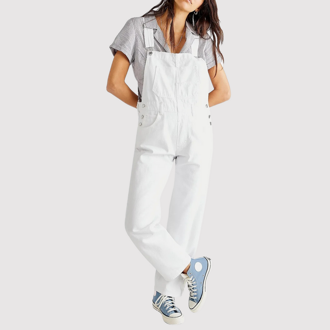 Denim Tuinbroek voor Dames met Casual Cool Vibe