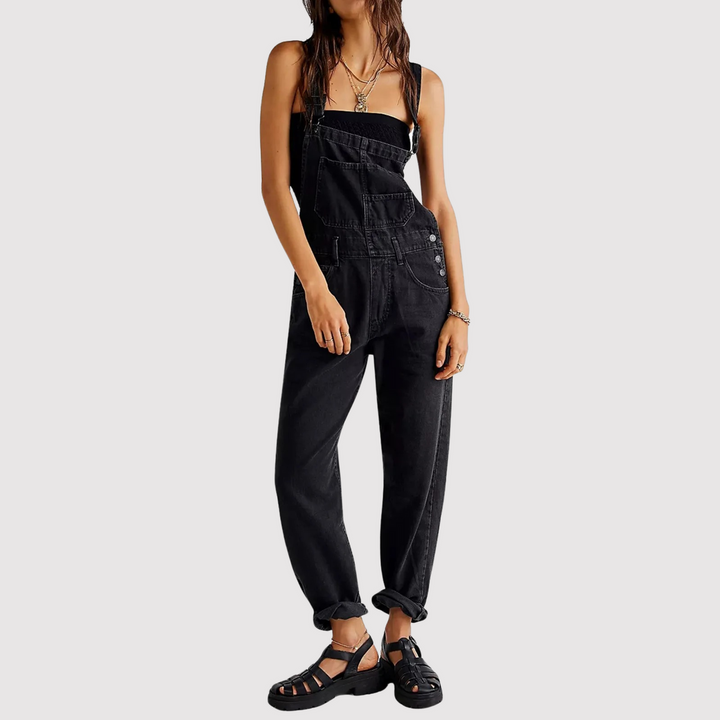 Denim Tuinbroek voor Dames met Casual Cool Vibe