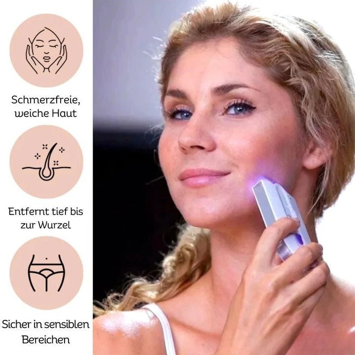 Laser ontharingsapparaat | Elektrisch scheerapparaat voor zachte ontharing | SilkLaser