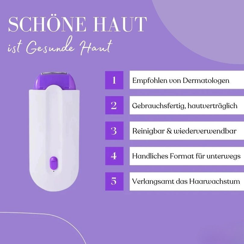 Laser ontharingsapparaat | Elektrisch scheerapparaat voor zachte ontharing | SilkLaser