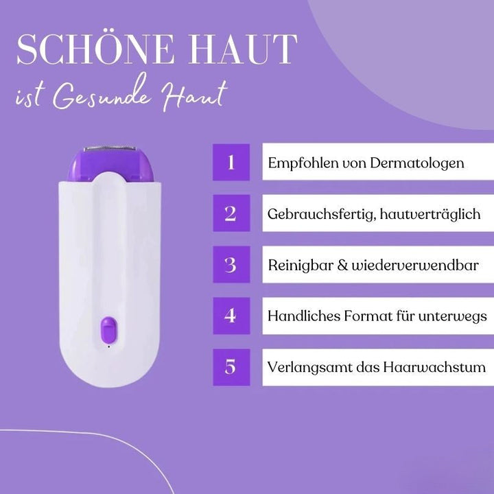 Laser ontharingsapparaat | Elektrisch scheerapparaat voor zachte ontharing | SilkLaser