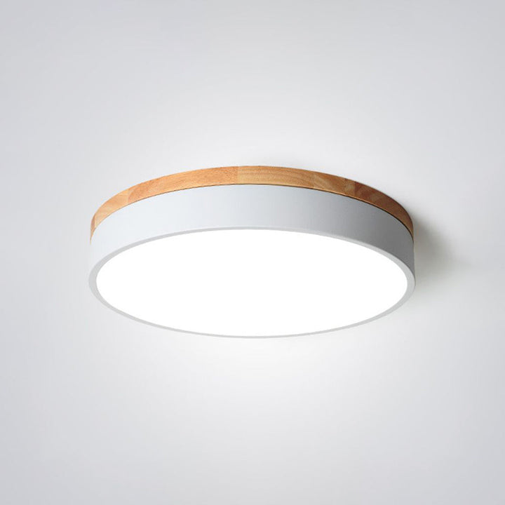 Slimme plafondlamp, rond dimbaar licht voor moderne kamers