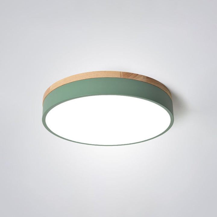 Slimme plafondlamp, rond dimbaar licht voor moderne kamers
