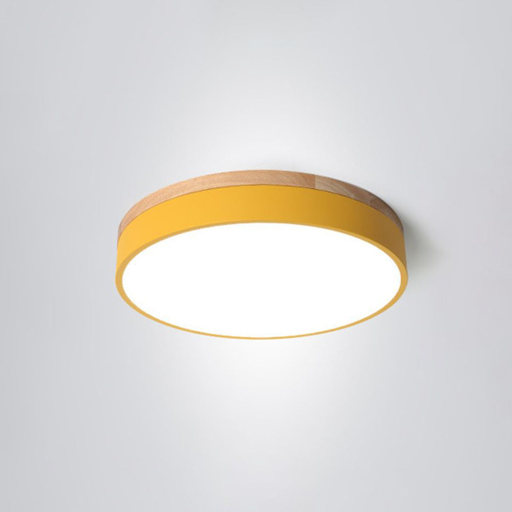 Slimme plafondlamp, rond dimbaar licht voor moderne kamers