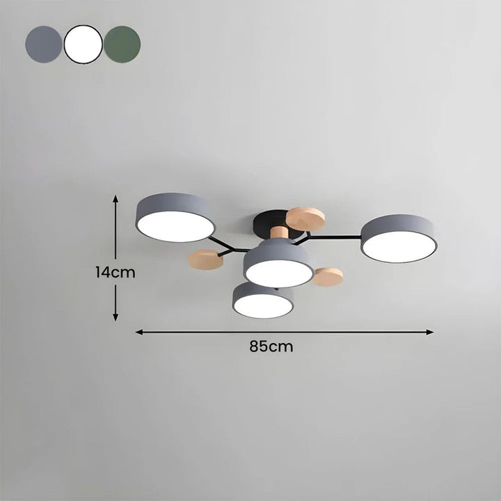 Moderne halo led-plafondlamp
