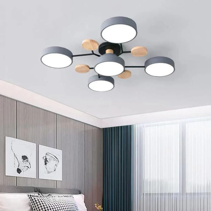 Moderne halo led-plafondlamp