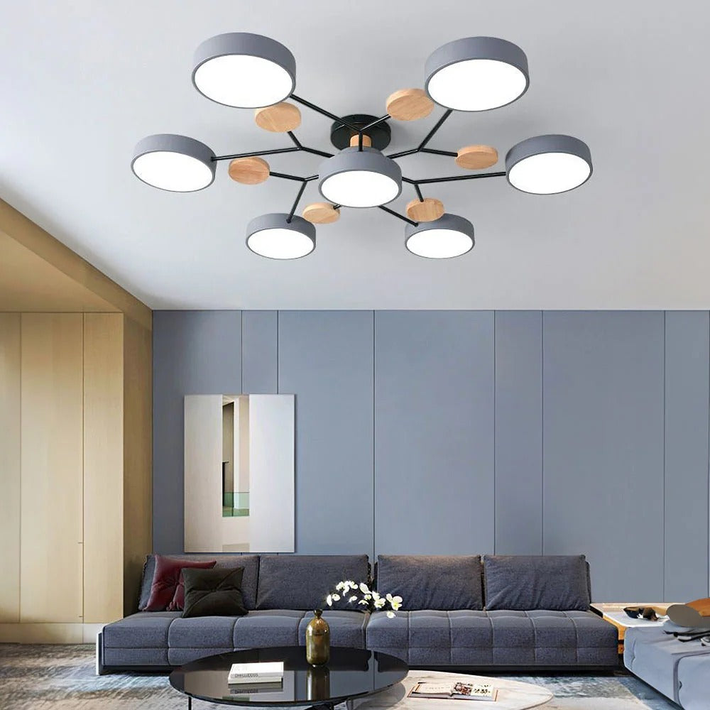 Moderne halo led-plafondlamp