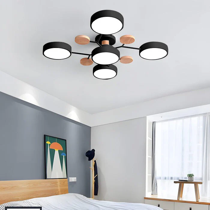 Moderne halo led-plafondlamp