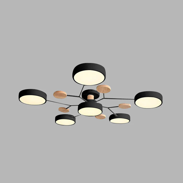 Moderne halo led-plafondlamp