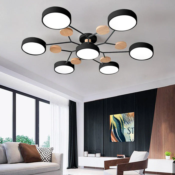 Moderne halo led-plafondlamp