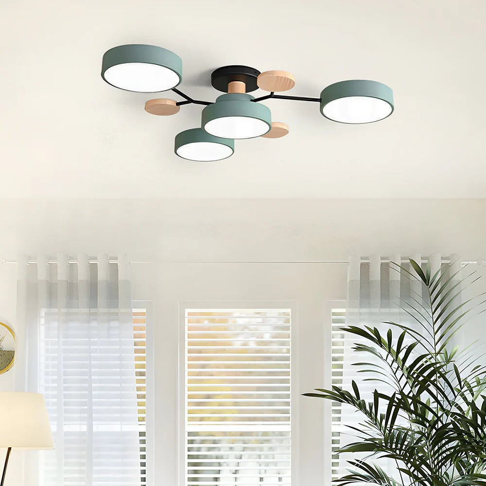 Moderne halo led-plafondlamp