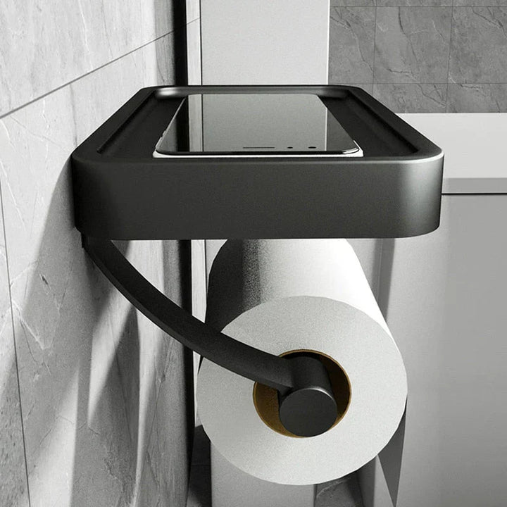 Toiletrolhouder met Plankje – Stalux
