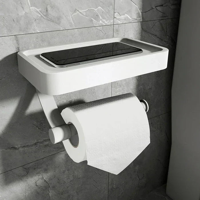 Toiletrolhouder met Plankje – Stalux