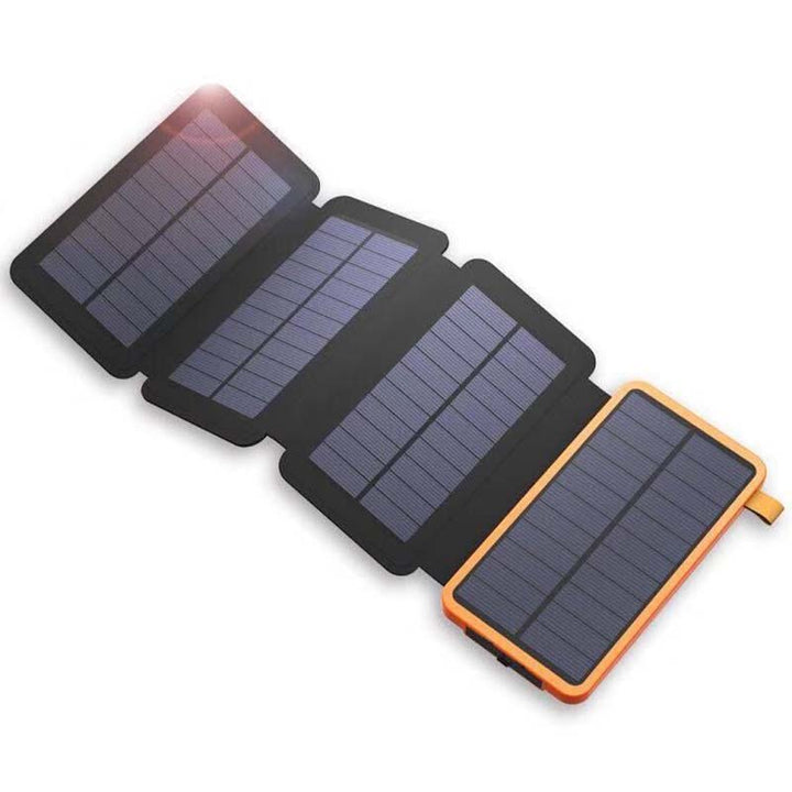Solar powerbank met 4 panelen en 3 USB-uitgangen – SunCore