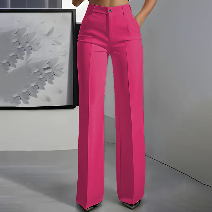 Highwaistbroek voor dames | Recht model & vouw | Maten S–3XL
