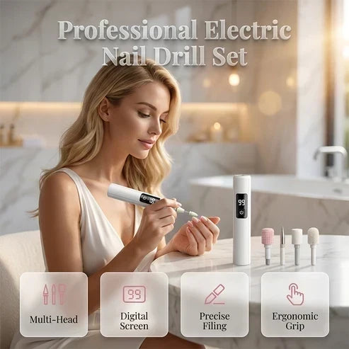 Precisie led-elektrische nagelslijper met digitaal display