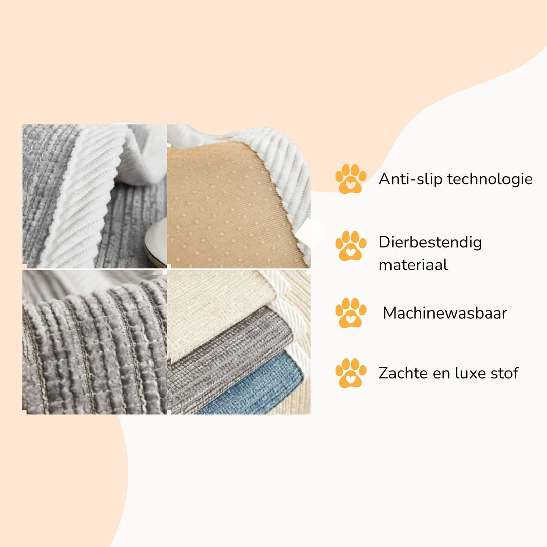 Antislip beschermhoes voor de bank - wasbaar & waterafstotend