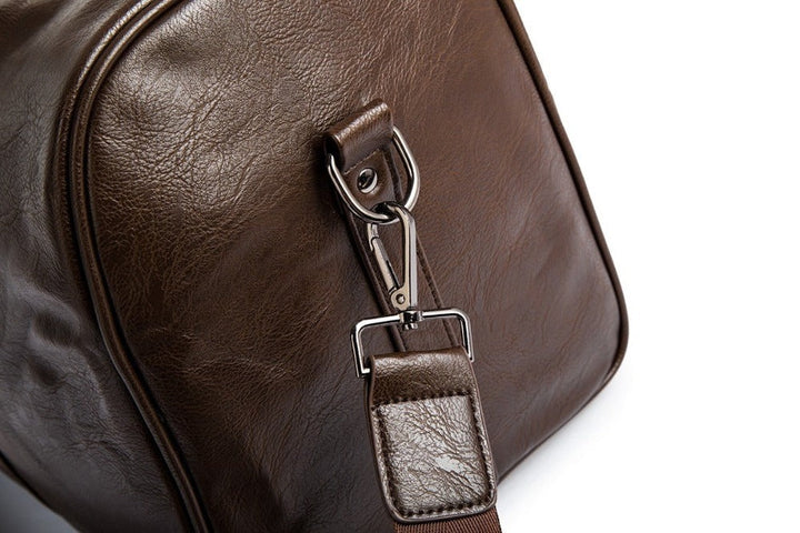 Leren reistas met grote capaciteit – licht & slijtvast handbagage