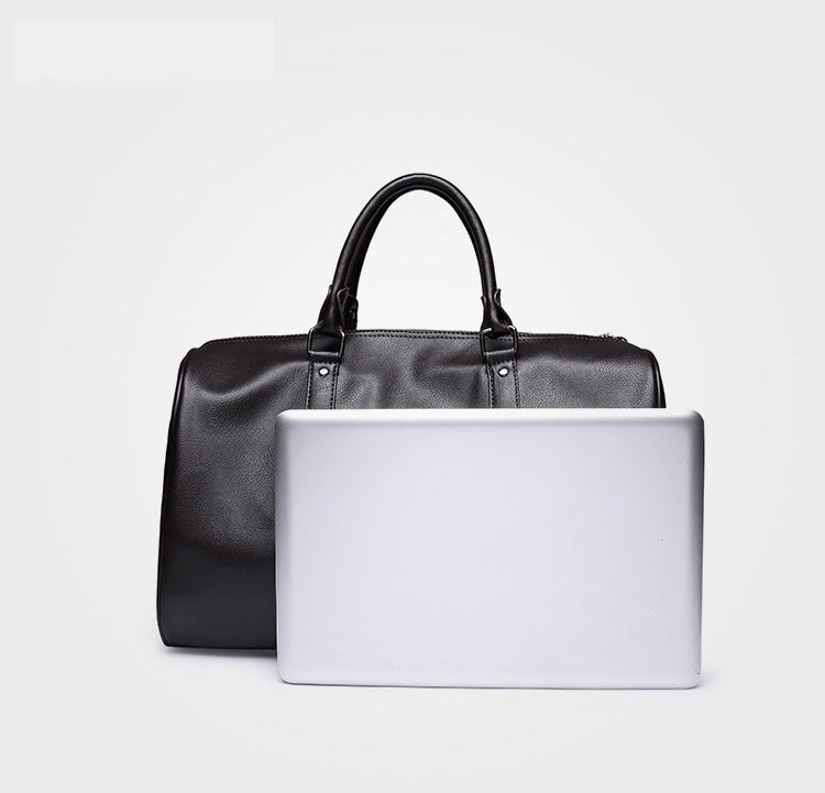Leren reistas met grote capaciteit – licht & slijtvast handbagage