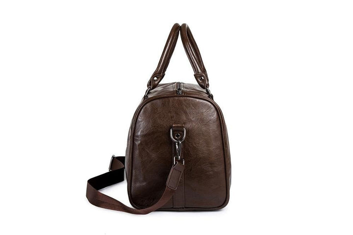 Leren reistas met grote capaciteit – licht & slijtvast handbagage
