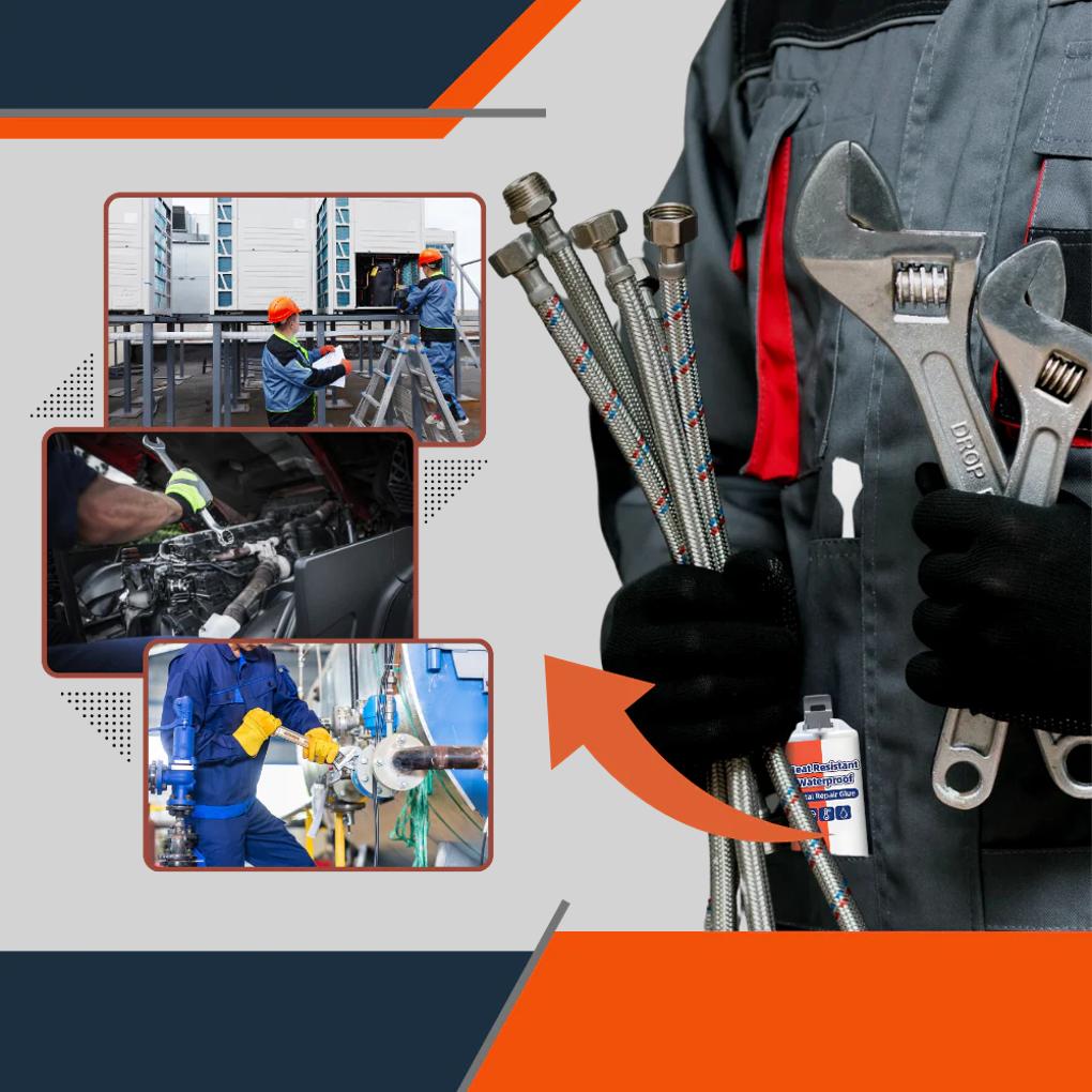 Metaalreparatielijm 50 g - Waterdichte verbindingsformule