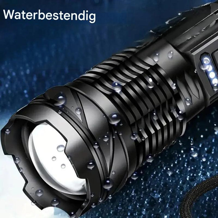 OutdoorHaven Militaire Zaklamp – 5000 Lumen Tactische Fakkel