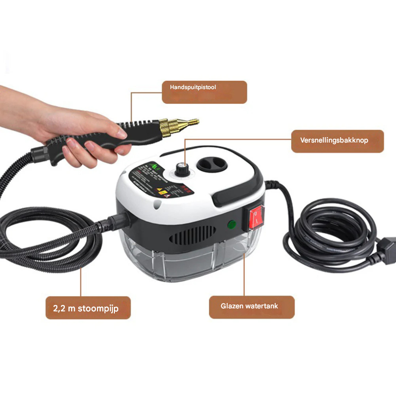 2500W stoomreiniger