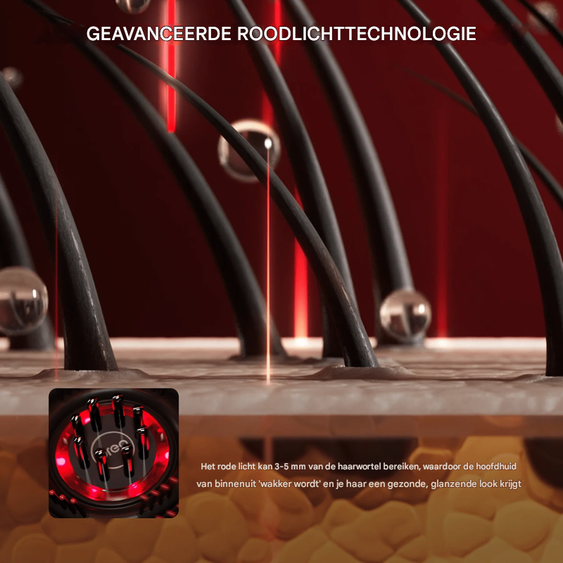 Hoofdhuidmassageborstel