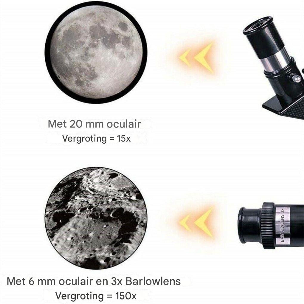 Professionele 300/70mm telescoop met statief en telefoonhouder