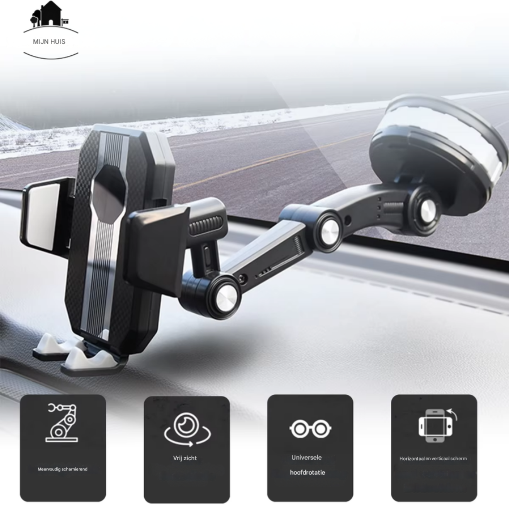 Autotelefoonhouder met 360° rotatie