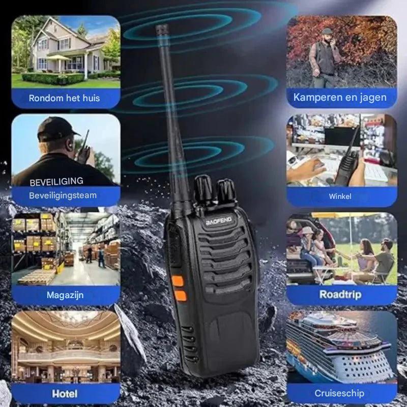 Oplaadbare USB-walkietalkie