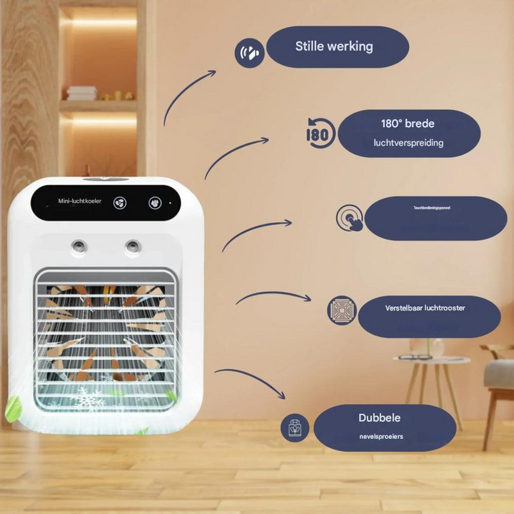 Zomerluchtkoeler en -diffuser