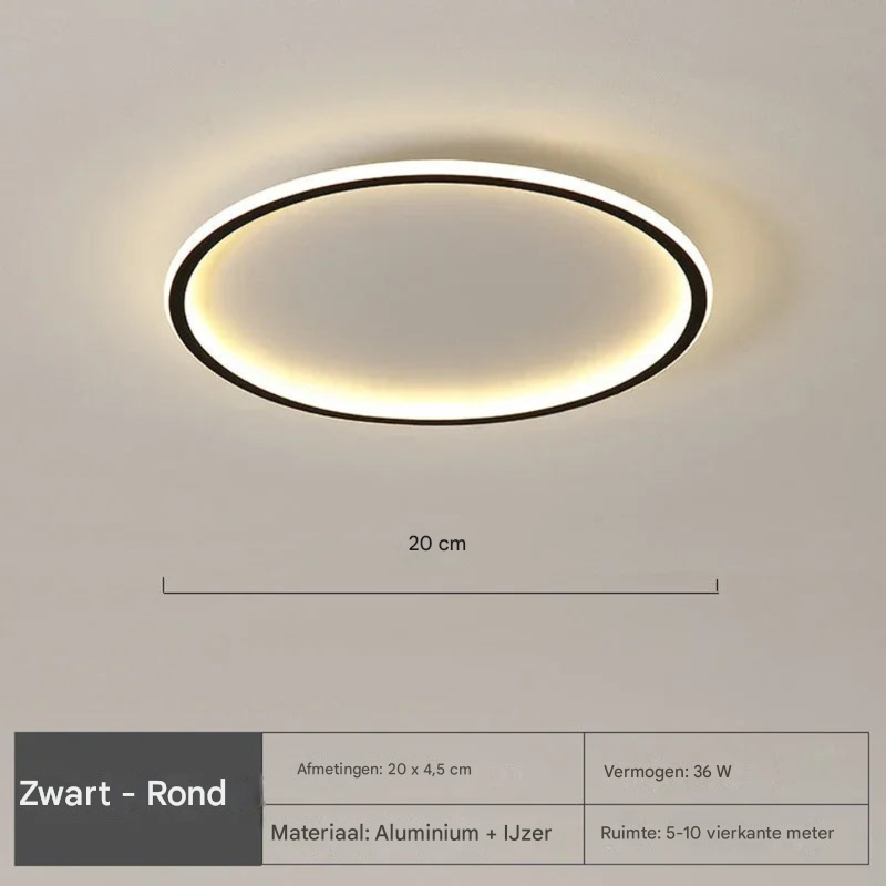 Noordse ronde plafondlamp