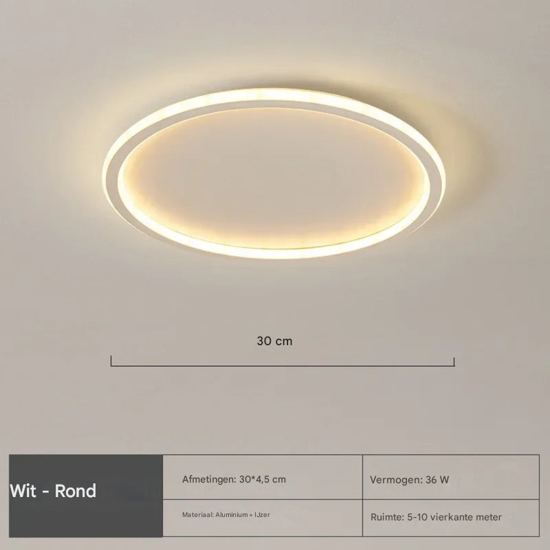 Noordse ronde plafondlamp