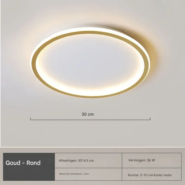 Noordse ronde plafondlamp