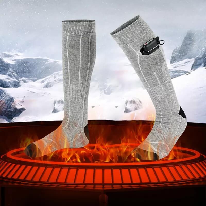 Verwarmde sokken met drie standen en 8 uur warmte