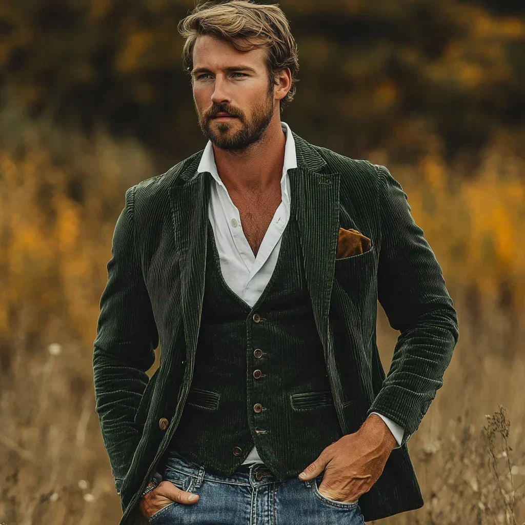 Herenkostuum met colbert en gilet - Victor