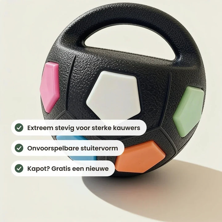 Onverwoestbare hondenbal voor sterke kauwers