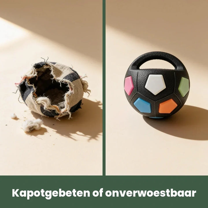 Onverwoestbare hondenbal voor sterke kauwers
