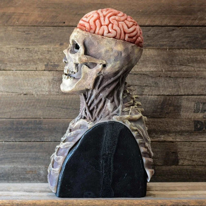 Ultrarealistisch Halloween-skeletkostuum met masker