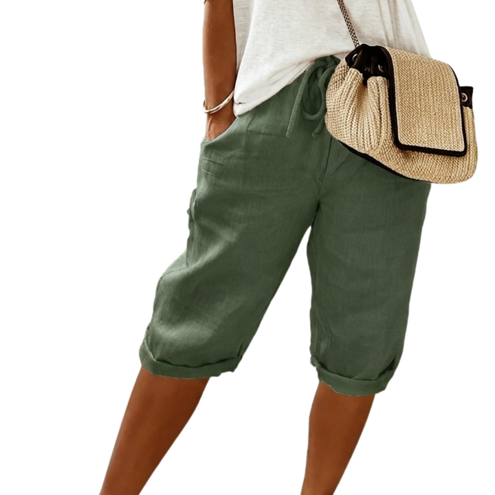 Ademende Damesshorts met Zakken
