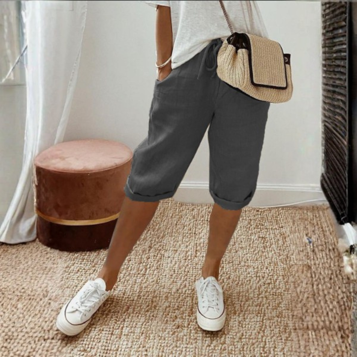 Ademende Damesshorts met Zakken