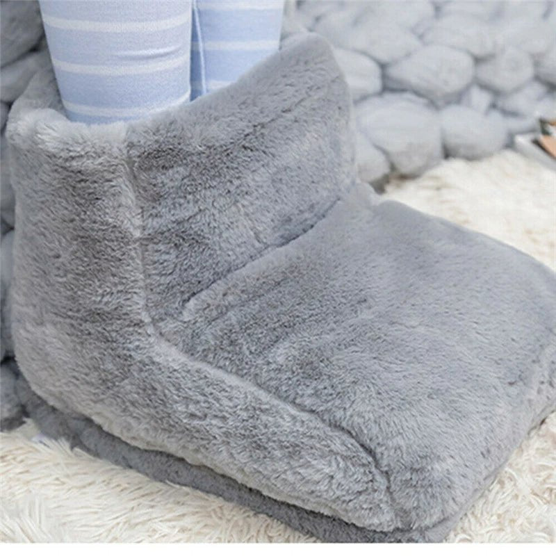 Voetenwarmer van zacht pluche met USB-verwarming