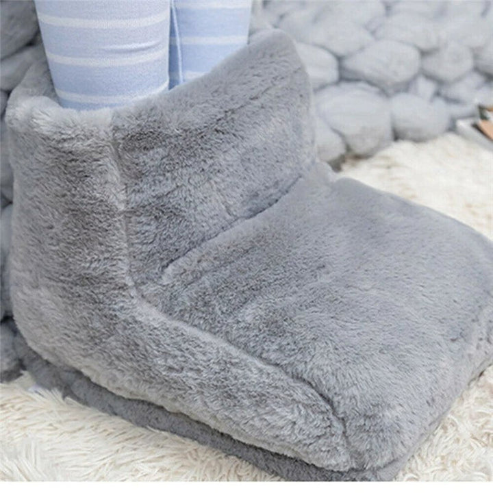 Voetenwarmer van zacht pluche met USB-verwarming