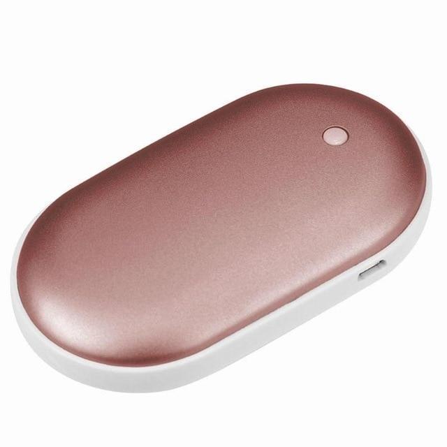 Oplaadbare handwarmer met powerbank, snelle warmte met USB-C-oplading
