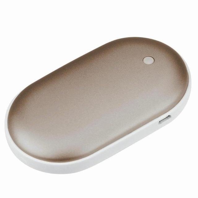 Oplaadbare handwarmer met powerbank, snelle warmte met USB-C-oplading