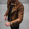 Leren herenbikerjack – Cael