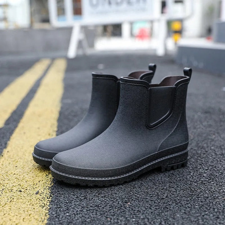 Luxe halfhoge waterdichte herenregenlaarzen - Lucas Rain Walk