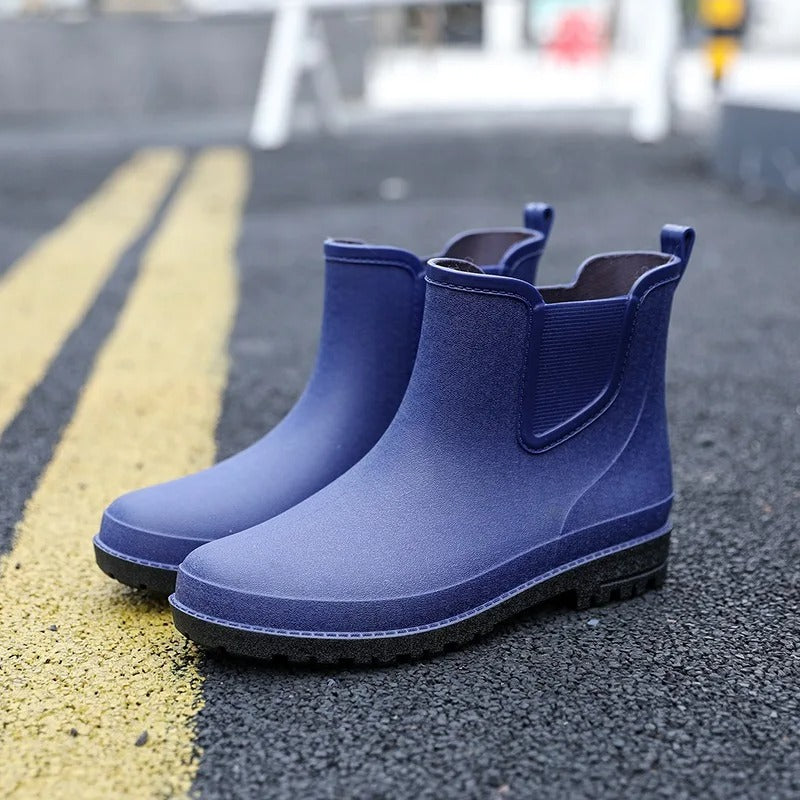 Luxe halfhoge waterdichte herenregenlaarzen - Lucas Rain Walk