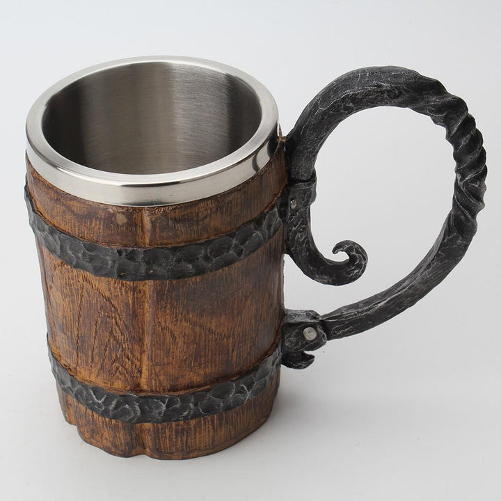 Noords design taverne-drinkbeker, geïsoleerde drinkbeker